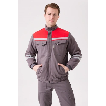 Royal Kışlık Mont İçi Kapitoneli Reflektörlü Sıcak Tutan Dayanıklı İş Montu