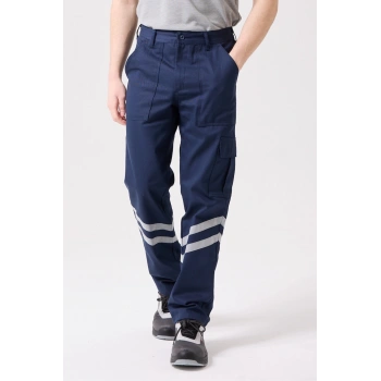 Royal Yazlık Reflektörlü İş Güvenlik Pantolonu 4 Cepli Hafif Ve Dayanıklı