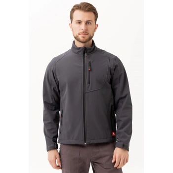 Salina Mont Erkek Su İtici Rüzgar Geçirmez Softshell Kışlık Outdoor Mont