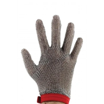 Starline Çelik Örgülü 5 Parmak Kesilmeye Dayanıklı Güvenlik Eldiveni