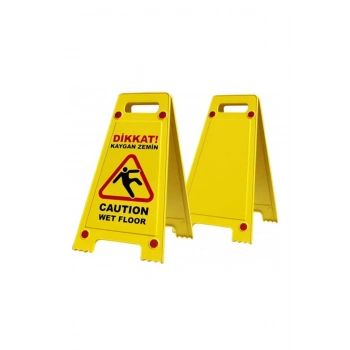 Ut4001 Kaygan Zemin Uyarı Levhası – Dikkat Çekici Güvenlik Tabelası​