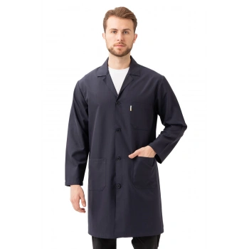 Vanessa Erkek Önlük Klasik Yaka Uzun Kollu Dayanıklı Ve Rahat İş Önlüğü