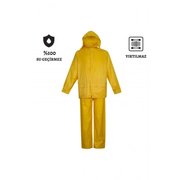 Yağmurluk Takım: İthal Kaliteli - İmperteks Sarı