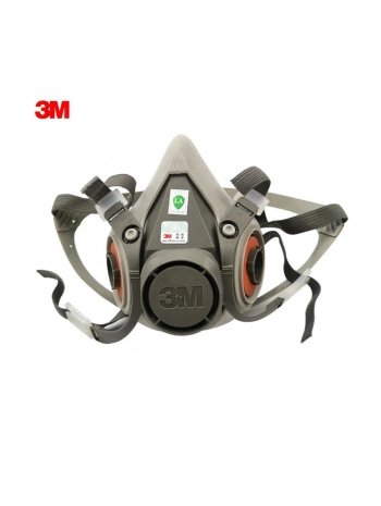 3m 6200 Yarım Yüz Maske –  Solunum Koruyucu, Ayarlanabilir Askılı Endüstriyel Maske