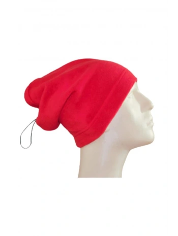 Bağcıklı Polar Bere Boyunluk Çift Kullanım Sıcak Ve Konforlu Tasarım