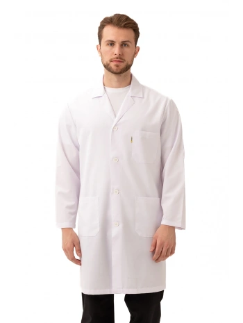 Cordata Erkek Önlük Beyaz Renk Profesyonel Kullanım İçin Dayanıklı Ve Rahat Tasarım