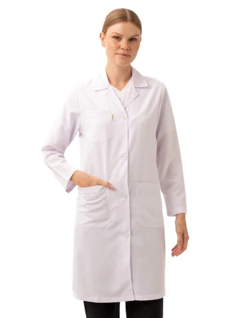 Cordata Kadın Beyaz Doktor Hemşire Laboratuvar Önlüğü Şık Dayanıklı Ve Konforlu