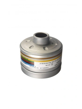 Drager 6738801 X-plore A1b2e2k1 Hg Co No P3 Rd40 Filtre Geniş Spektrumlu Solunum Koruma Filtresi