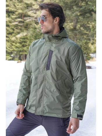 Fiyort Fy 76 Floyen Polarlı Su Geçirmez Outdoor Yağmurluk Mont – Erkek Kapüşonlu Ceket