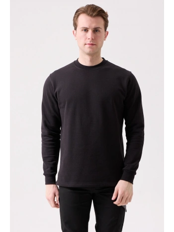 Galanthus Basic Sweatshirt - Uzun Kollu, Pamuklu, Rahat Kesim, Günlük Ve İş Kullanımı İçin