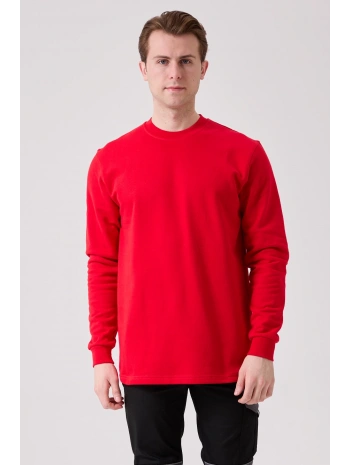 Galanthus Basic Sweatshirt - Uzun Kollu, Pamuklu, Rahat Kesim, Günlük Ve İş Kullanımı İçin