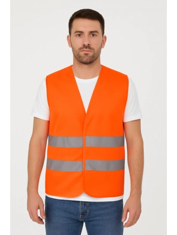 Galanthus Hı-vıs Yelek Fosforlu Reflektörlü Güvenlik Yeleği İş Güvenliği