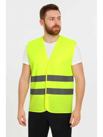 Galanthus Hı-vıs Yelek Fosforlu Reflektörlü Güvenlik Yeleği İş Güvenliği