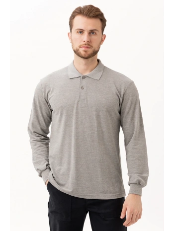 Gaura Polo T-shırt Gri Melanj