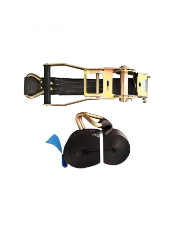 Karam Ks 11 Spanzet 10 Metre Siyah Emniyet Kemeri Polyester Yük Gerdirme Kayışı