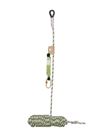 Karam Ky 2003-20 Mt Mobil Düşüş Tutucu – 20 Metre Polyester Statik Halatlı Şok Emicili Sistem
