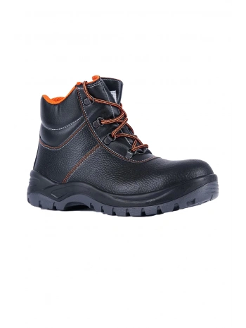 Mekap 023r Rolax S3 Deri Çelik Burunlu Suya Dayanıklı İş Botu Siyah