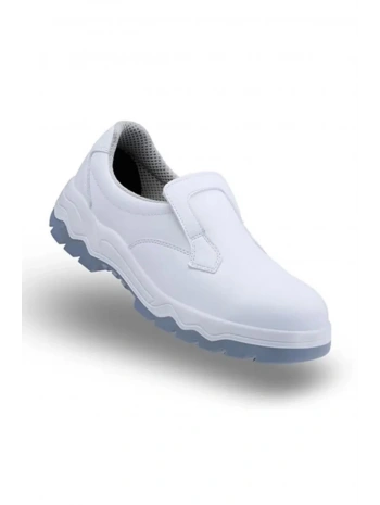 Mekap 060 S2 İş Ayakkabısı Cilt Deri Suya Dayanıklı Çelik Burunlu Beyaz