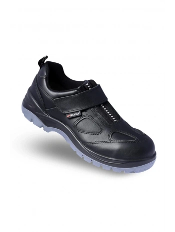 Mekap 155 Policap S2 Kompozit Burun İş Ayakkabısı | Siyah Deri, Hafif Ve Dayanıklı