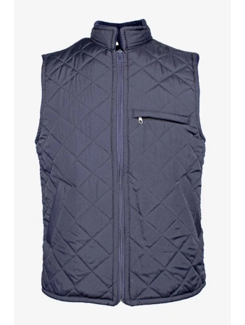 Micro Desenli İş Yeleği Çift Cepli Kışlık İç Giyim Koruyucu Mont Yelek Erkek