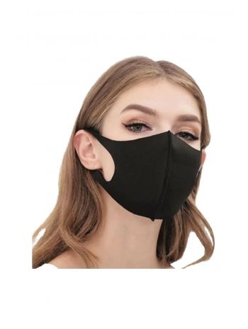 Nano Steril Siyah Yüz Maskesi Yüksek Filtrasyon Ve Şık Tasarım