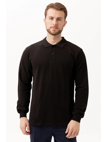 Padus %100 Pamuk Polo Yaka Uzun Kollu T-shirt Şık Ve Konforlu İş Ve Genel Kullanım