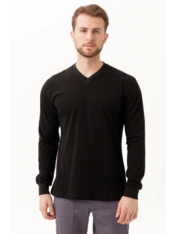 Padus V Yaka Uzun Kollu T-shirt - Rahat Kesim, Günlük Ve İş Kullanımı İçin