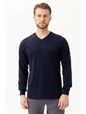 Padus V Yaka Uzun Kollu T-shirt - Rahat Kesim, Günlük Ve İş Kullanımı İçin