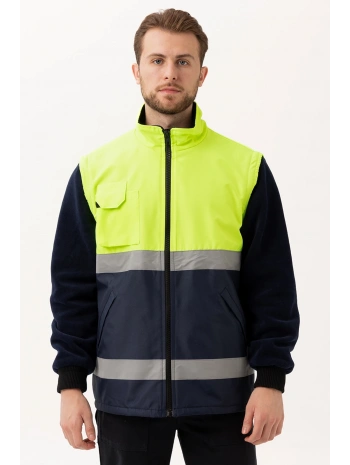 Pendula Mont - Soğuk Havalara Uygun Reflektörlü İşçi Montu – Yüksek Görünürlük