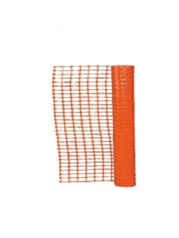 Portatif Turuncu Alan Emniyet Perdesi 1x50 Metre 80gr Hafif Plastik Uyarı Filesi