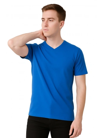 Safe@work V Yaka Kısa Kol İş Tişörtü – Rahat, Nefes Alabilir Ve Çok Renk Seçeneği