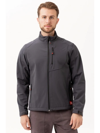 Salina Mont Erkek Su İtici Rüzgar Geçirmez Softshell Kışlık Outdoor Mont