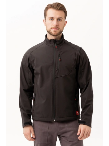 Salina Mont Erkek Su İtici Rüzgar Geçirmez Softshell Kışlık Outdoor Mont