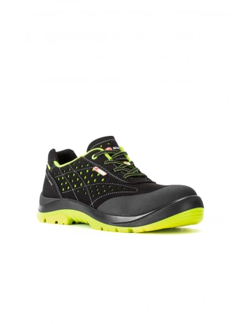 Sixton Capua 10327-02 S3 Src Kompozit Burunlu Deri Yüksek Bilek İş Botu Siyah