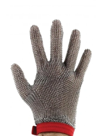 Starline Çelik Örgülü 5 Parmak Kesilmeye Dayanıklı Güvenlik Eldiveni