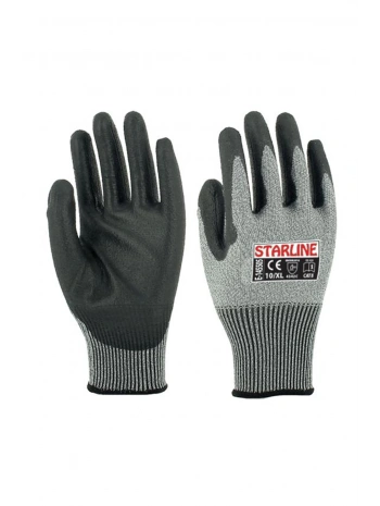 Starline E-145505 Kesilmeye Dirençli Poliüretan Kaplamalı İş Eldiveni