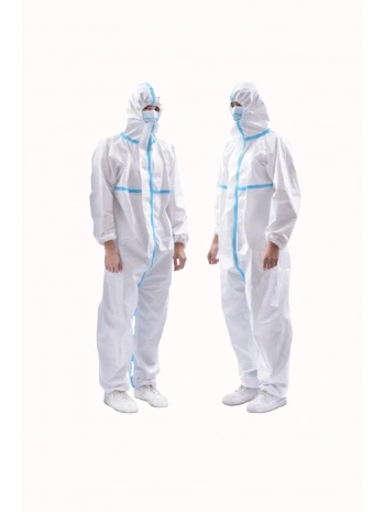 Tek Kullanımlık Koruyucu Tulum - 55gr Laminasyonlu, Sıvı Geçirmez, Tam Koruma İçin Medikal Ve Endüstriyel