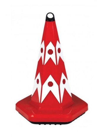 Ut5021 Kırılabilir Trafik Konisi Yüksek Görünürlüklü Güvenlik Konisi