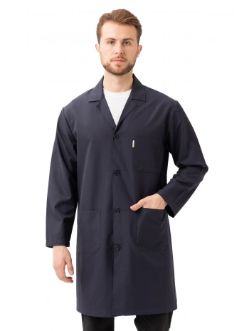 Vanessa Erkek Önlük Klasik Yaka Uzun Kollu Dayanıklı Ve Rahat İş Önlüğü