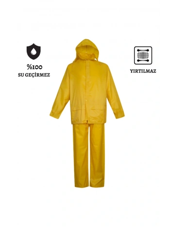 Yağmurluk Takım: İthal Kaliteli - İmperteks Sarı