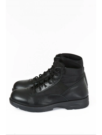 Yeni Yasa Güvenlik Botu Km Siyah Deri Yüksek Bilek Destekli Hafif Tabanlı Dayanıklı Erkek Bot