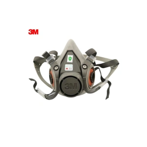 3m 6200 Yarım Yüz Maske –  Solunum Koruyucu, Ayarlanabilir Askılı Endüstriyel Maske