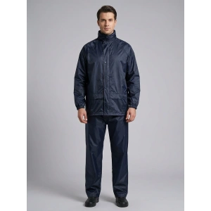 Lacivert İmperteks Yağmurluk Takım – Ceket + Pantolon, Su & Rüzgar Geçirmez