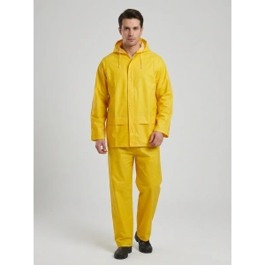 Sarı İmperteks Yağmurluk Takım – Ceket + Pantolon, Su & Rüzgar Geçirmez