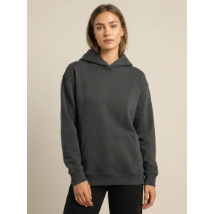 Sanfords Kadın Kordonsuz Kapüşonlu Sweatshirt Hoodie Regular Fit Kanguru Cepli