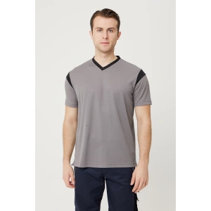 Allium V Yaka Tişört Nefes Alabilir Esnek Ve Şık İş Ve Günlük Kullanım İçin