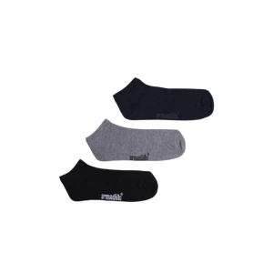 Çorap: Armadillo Premium Bambu Çorap Kısa-patik Gri-lacivert-siyah