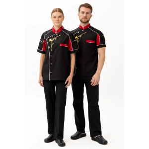 Evereste Kısa Kollu Şef Aşçı Ceketi - Nefes Alabilir, Hafif Ve Şık Tasarım