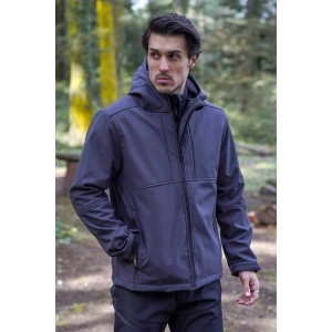 Fiyort Fy 350 Flam2 Softshell Mont Su Ve Rüzgar Geçirmez Outdoor Günlük Erkek Kapüşonlu Mont