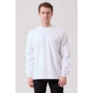 Galanthus Basic Sweatshirt - Uzun Kollu, Pamuklu, Rahat Kesim, Günlük Ve İş Kullanımı İçin